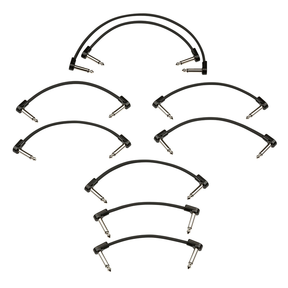 Fender Blockchain Patch Cable Kit Black Small Pedal Ara Kablosu Seti (9 Adet)